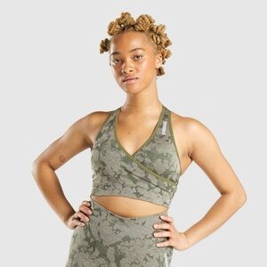 Gym Shark Adapt Camo Seamless Sports Bra